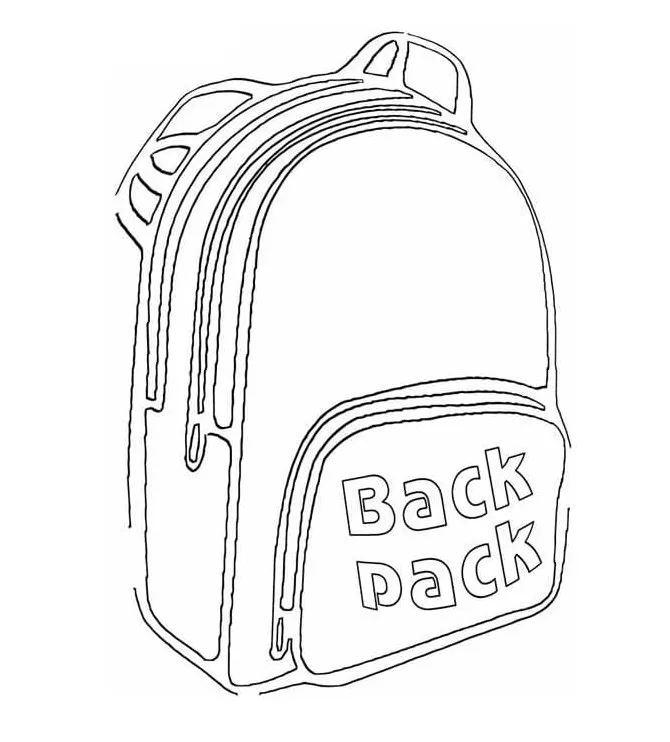 Backpack jpg coloring page download, print or color online for free