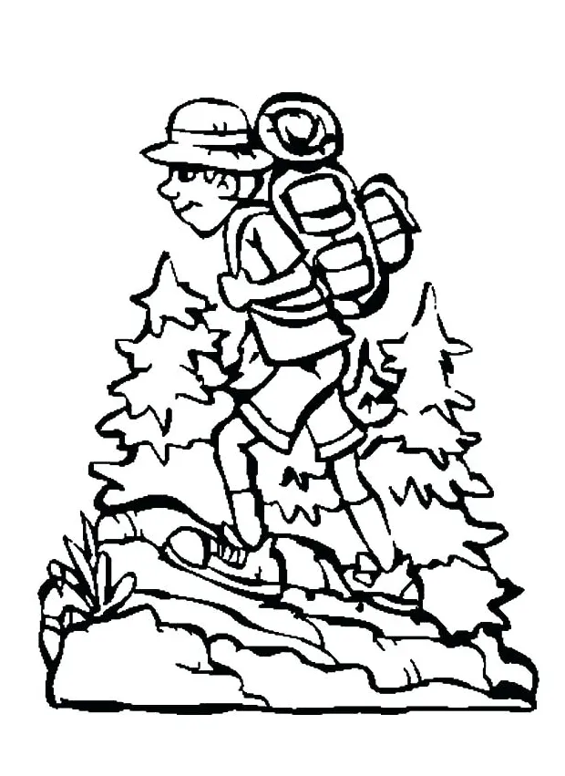 Backpack coloring page at getcolorings free printable colorings