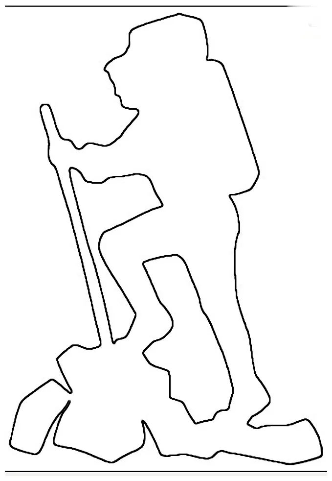 Backpacker coloring nation