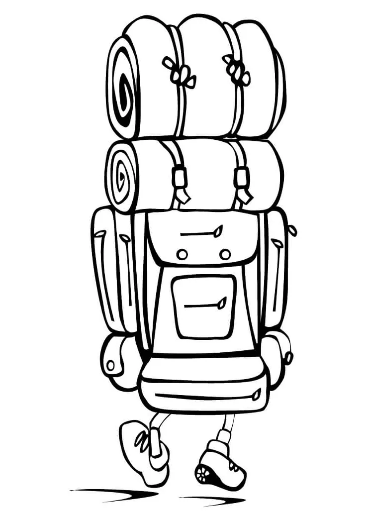 Backpack for camping