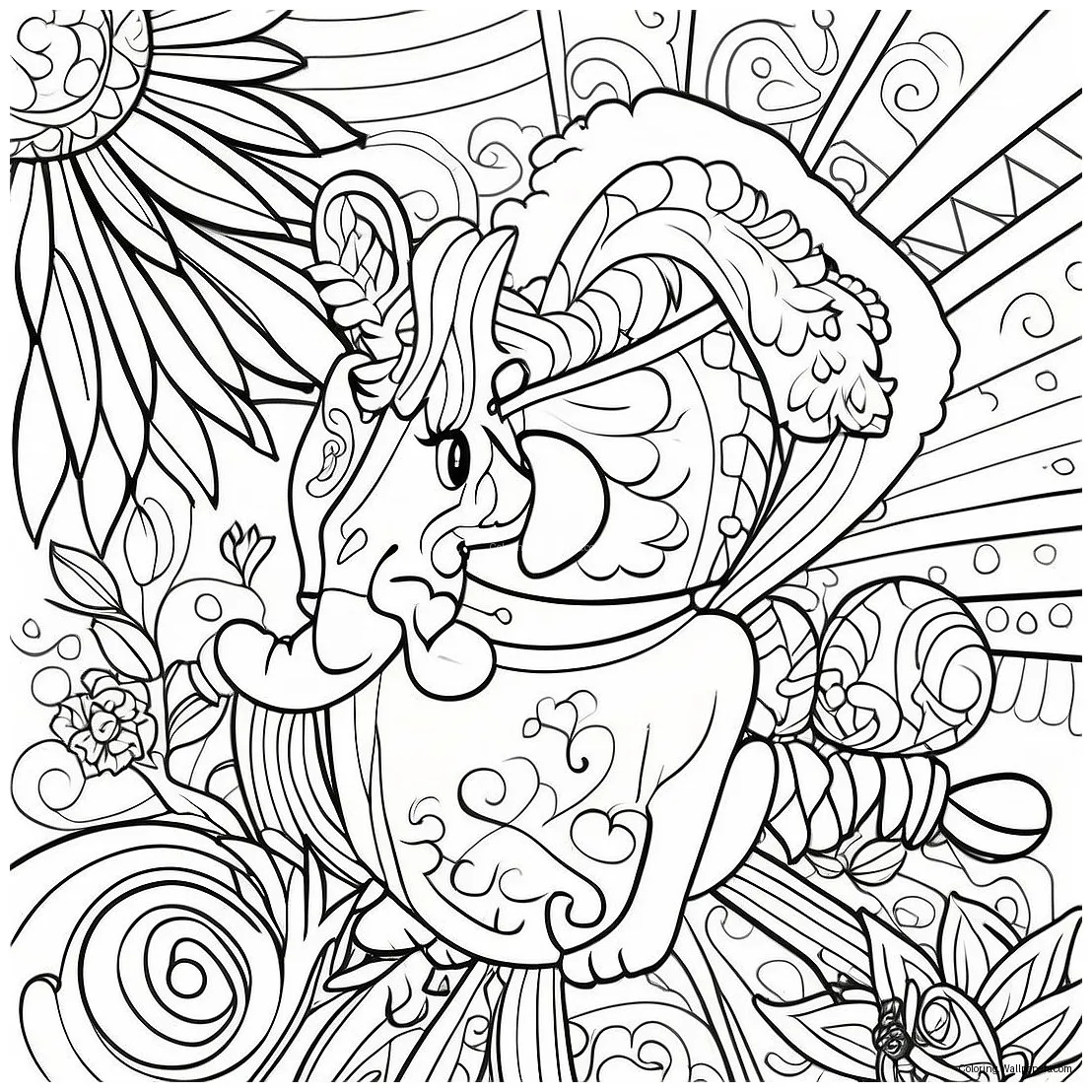 Good luck charm coloring page 26784-21163