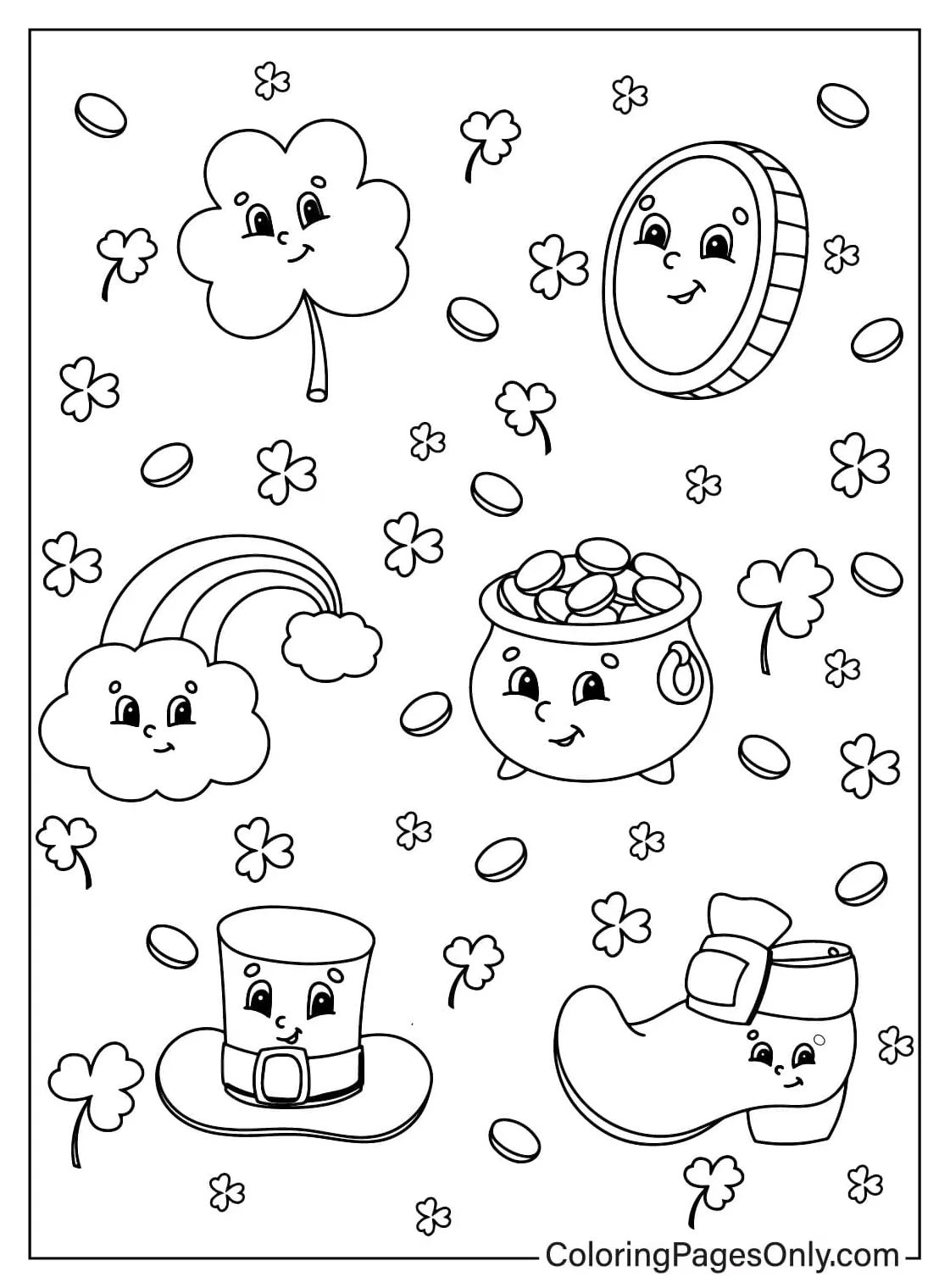 20+ lucky charms coloring pages free printable pdf & online coloring printable coloring page