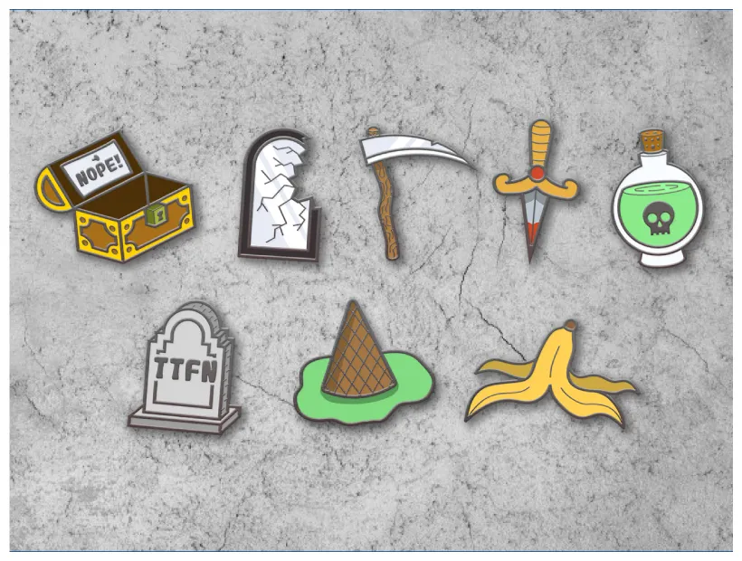 Bad luck charms by nancy kramer on dribbble