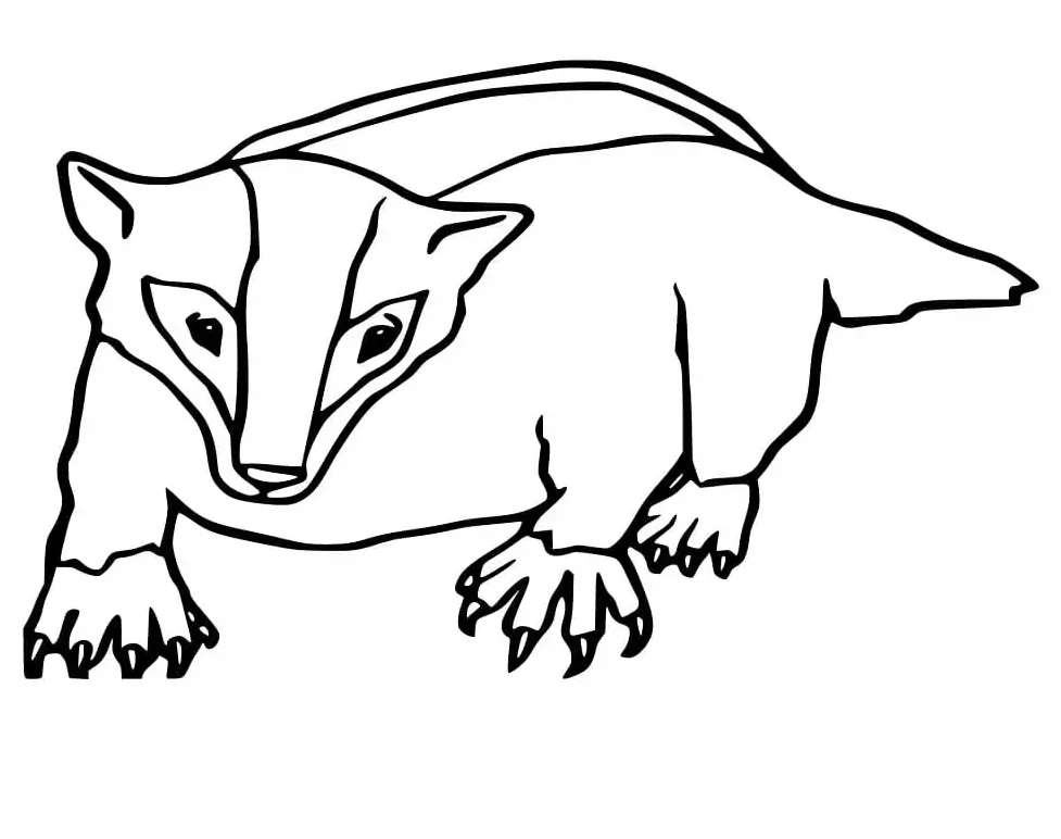 Printable badger