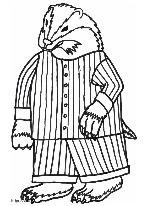 Badger coloring coloring pages free printable coloring pages for kids