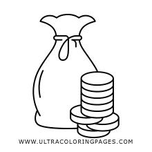 Money bag coloring page ultra coloring pages