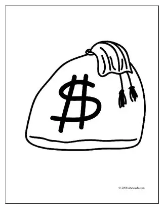 Bag coloring page at getcolorings free printable colorings pages