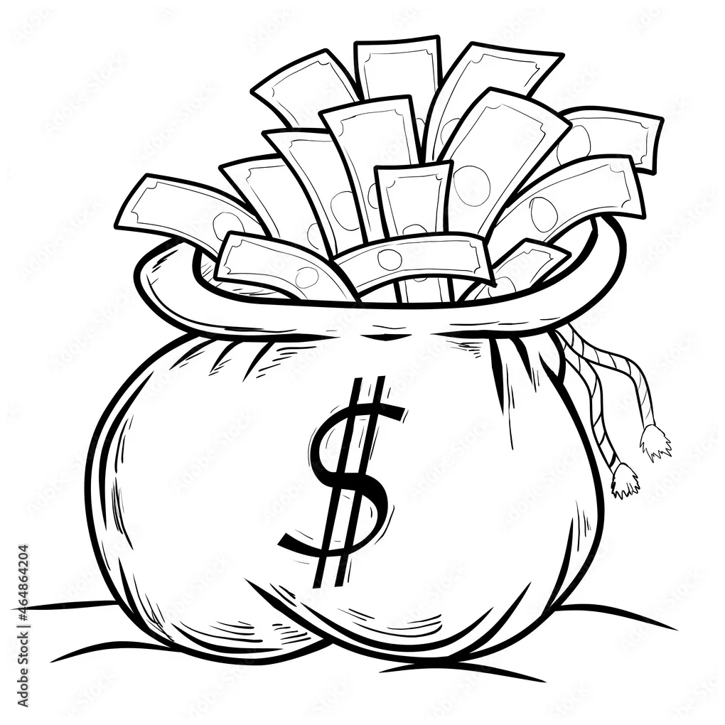 Money bag coloring page ultra coloring pages my xxx hot girl
