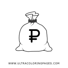 Money bag coloring page ultra coloring pages