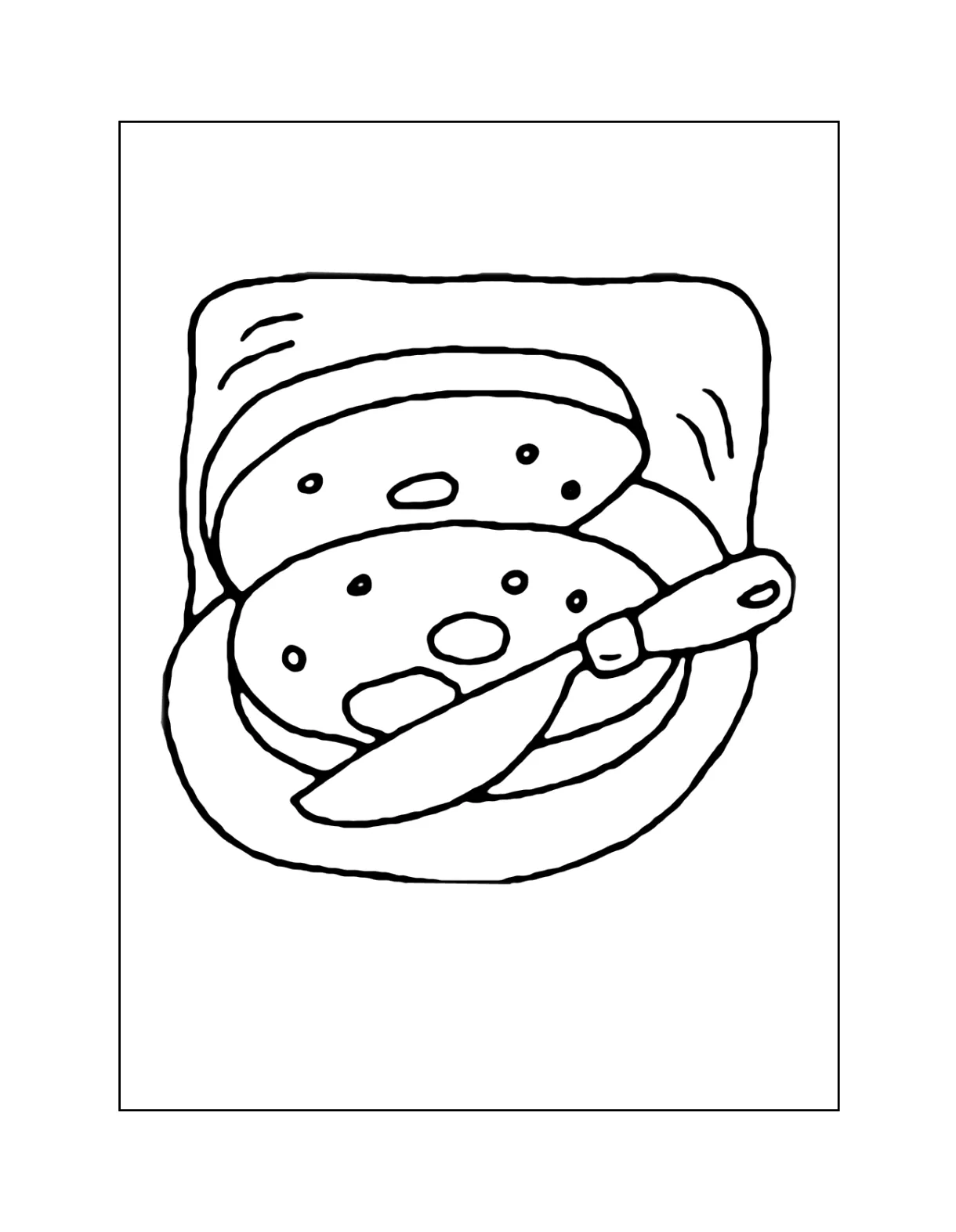 Bagel Coloring Pages – Printable Coloring Pages. FREE