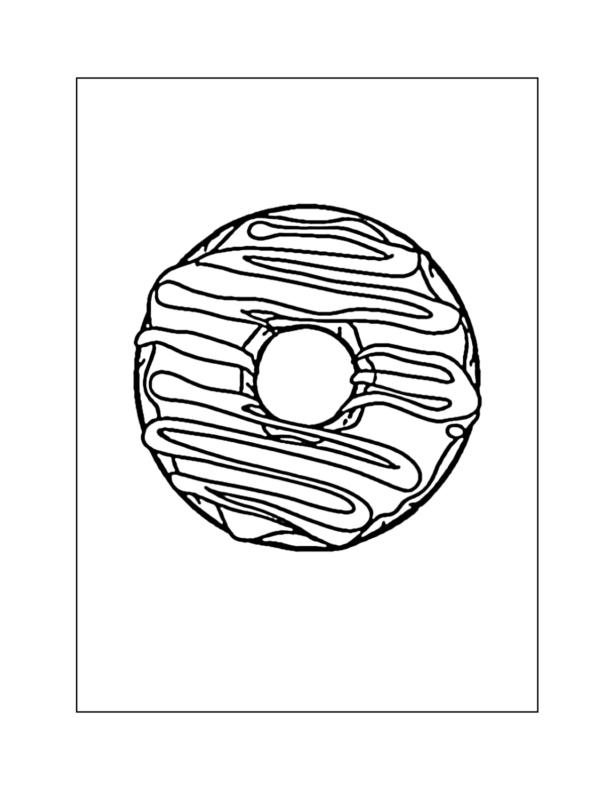 Bagel Coloring Pages – Printable Coloring Pages. FREE