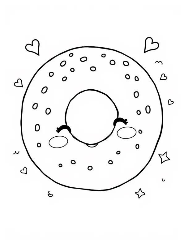 10+ Free Bagel Coloring Pages for Fun Printable Activities