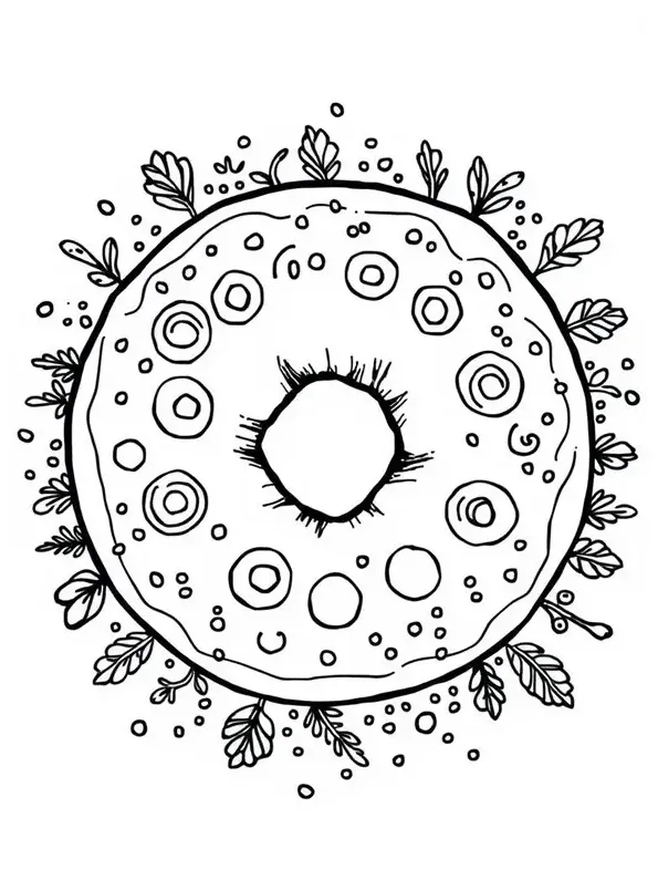 10+ Free Bagel Coloring Pages for Fun Printable Activities