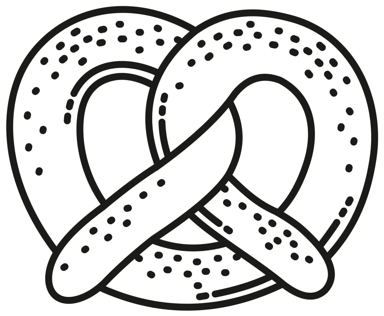 Bagel coloring page - ColouringPages