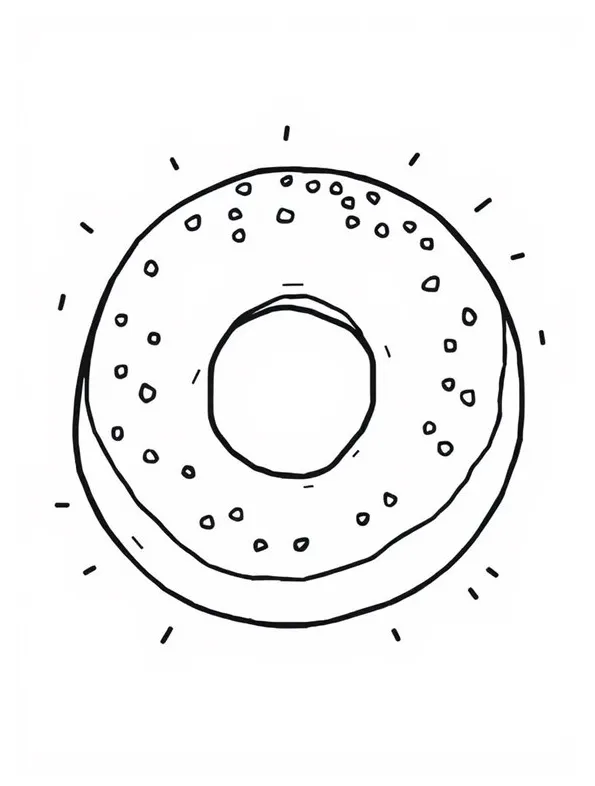 10+ Free Bagel Coloring Pages for Fun Printable Activities
