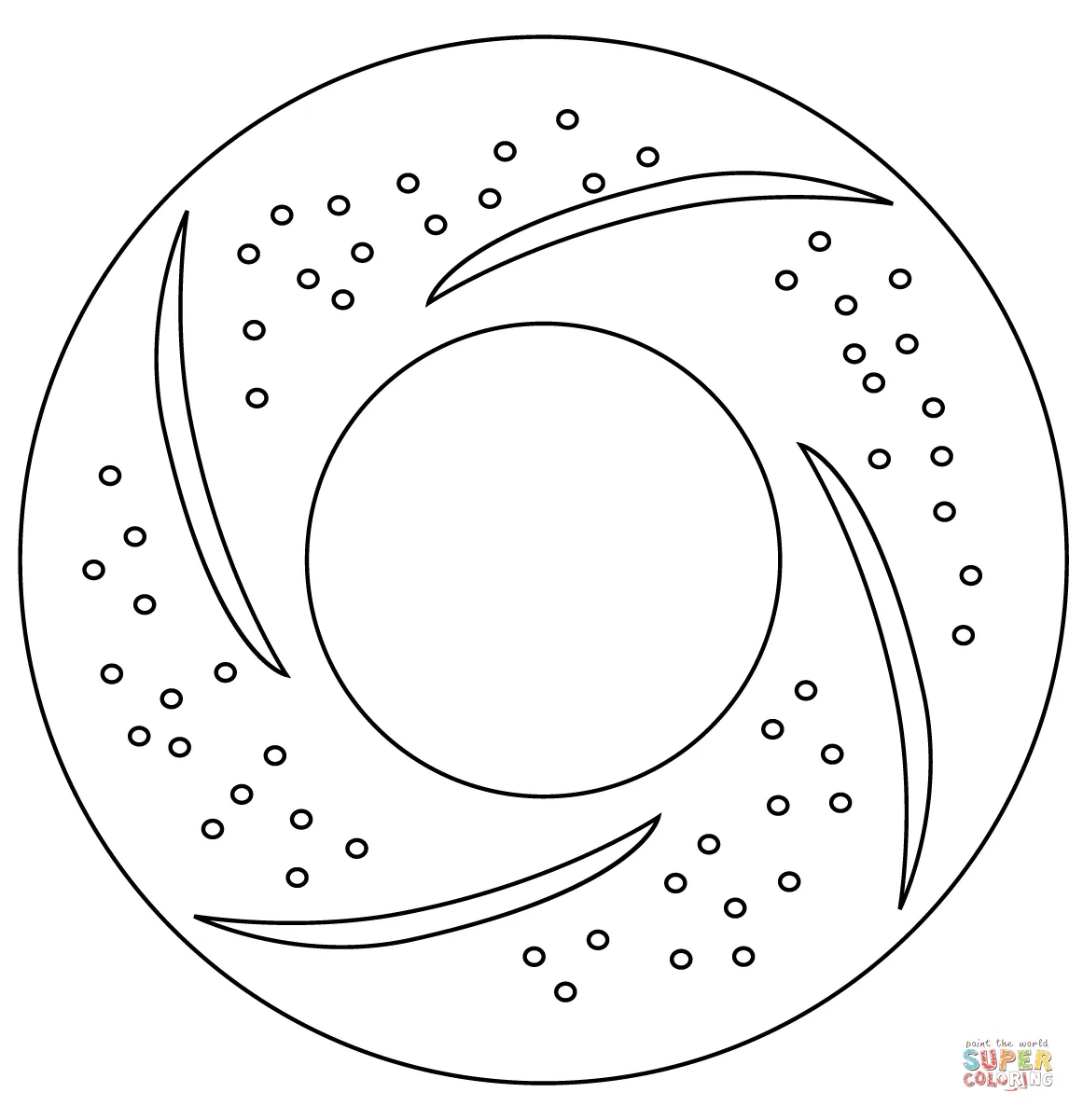 Bagel Coloring Pages - Coloring Nation