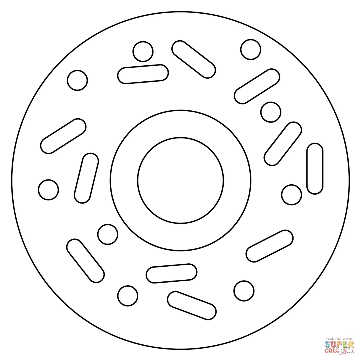 Bagel Coloring Pages - Coloring Nation