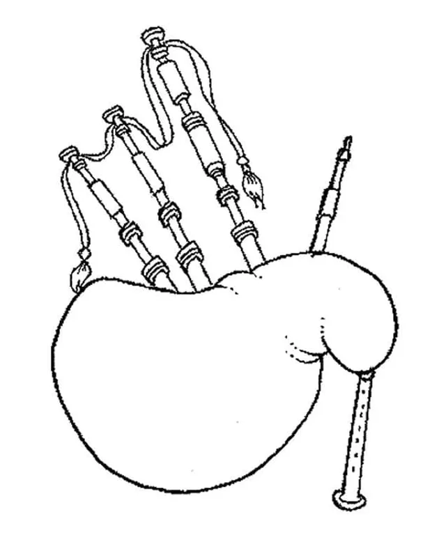 Bagpiper coloring pages coloring cool