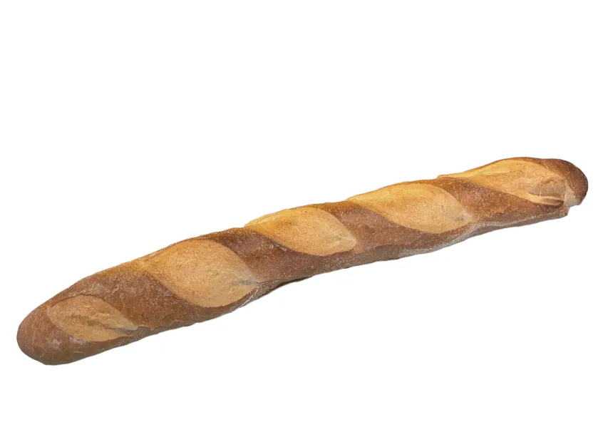 Stone baked baguette loaf shop