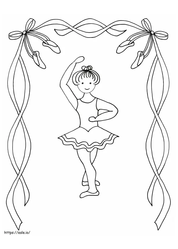 Ballet coloring coloring pages free printable coloring pages for kids