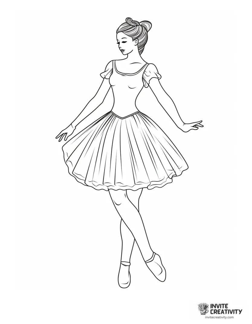 Ballet coloring pages free printable pdfs invite creativity