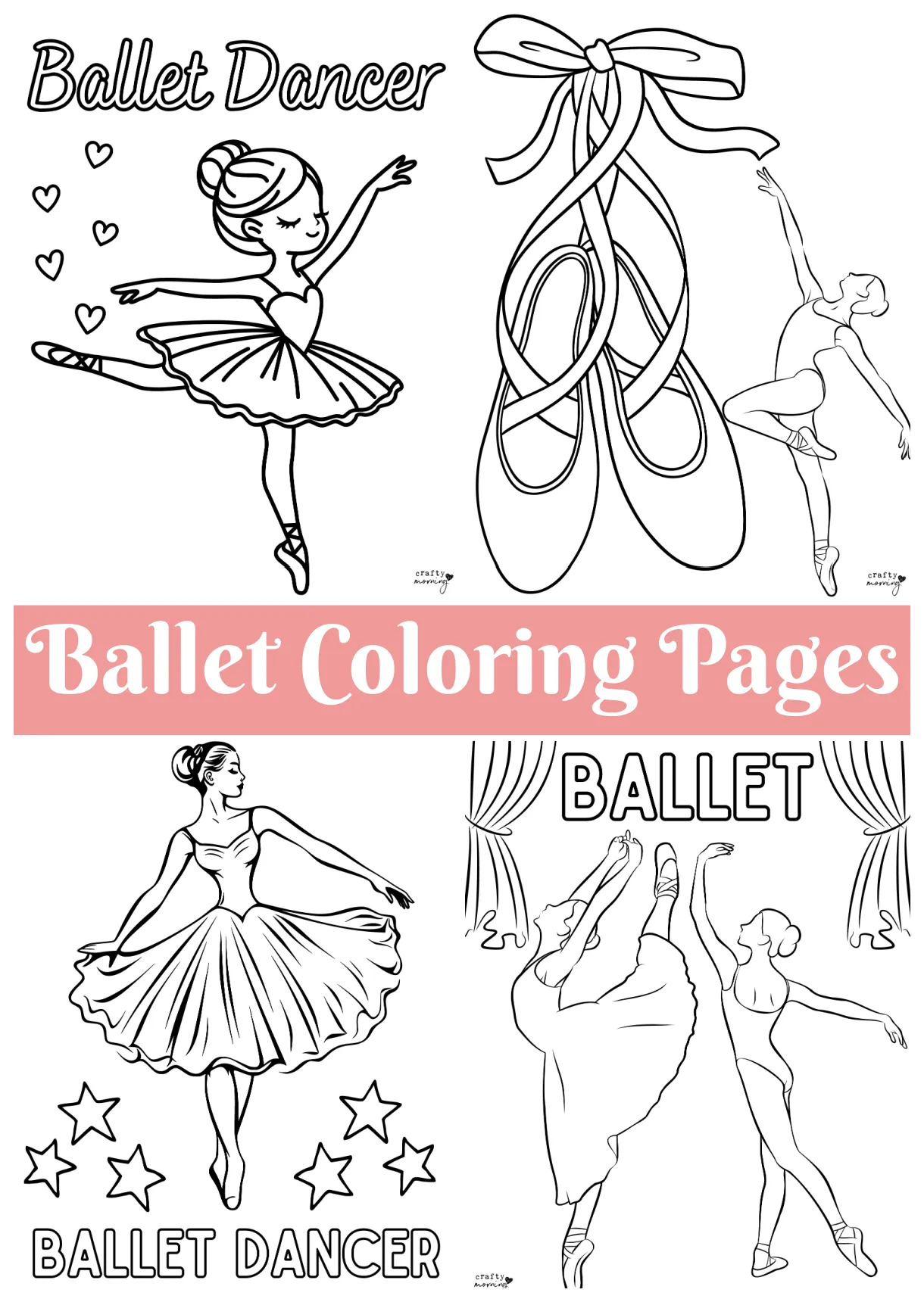 Printable ballet coloring pages [2025]