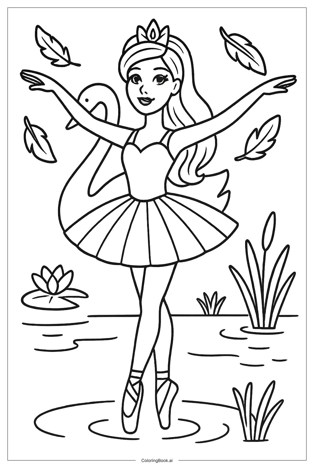 Barbie in a swan lake free pdf&png printable