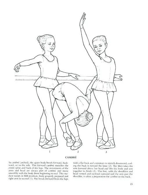 Ballet positions coloring pages at getcolorings free printable