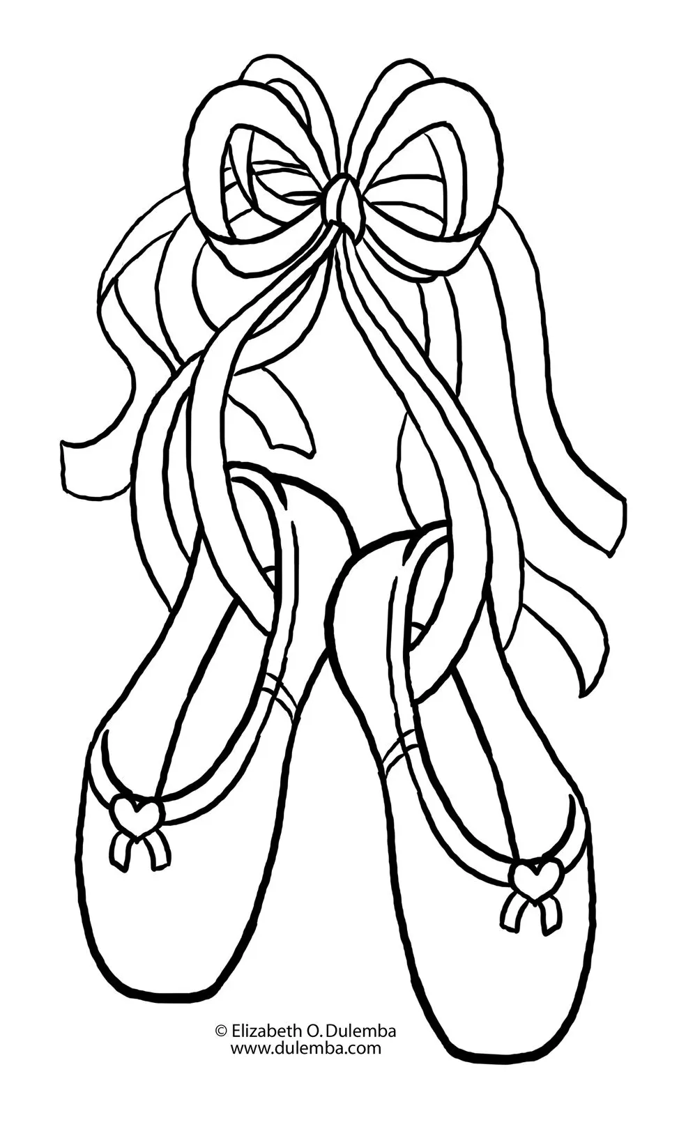 Coloring pages ballet slippers coloring dinosaur