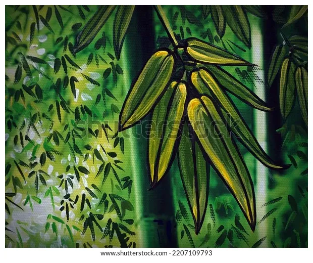 Coloring page bamboo forest stock illustration 2207109793 shutterstock