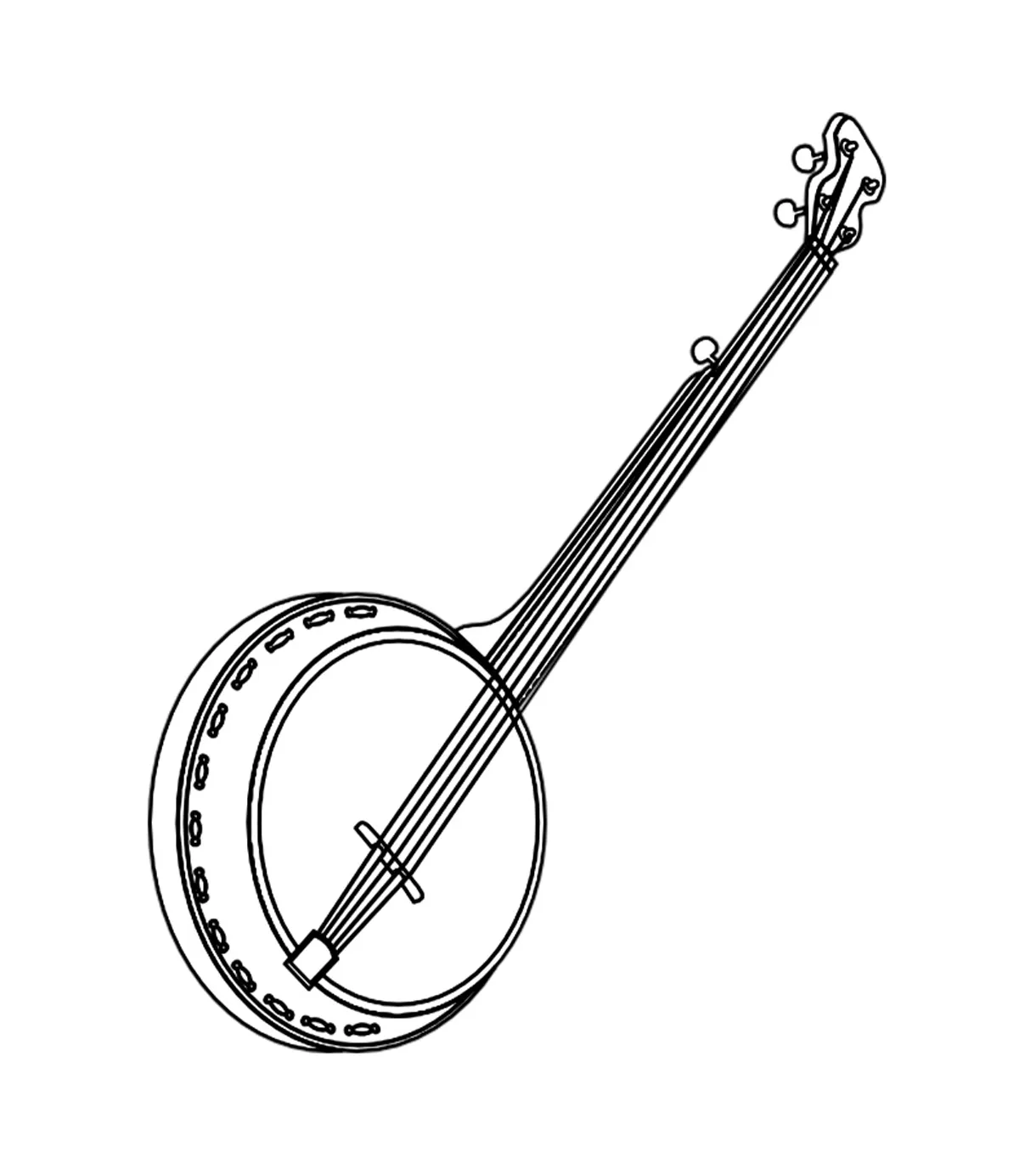 Banjo 2 drawing by olin mckay pixels