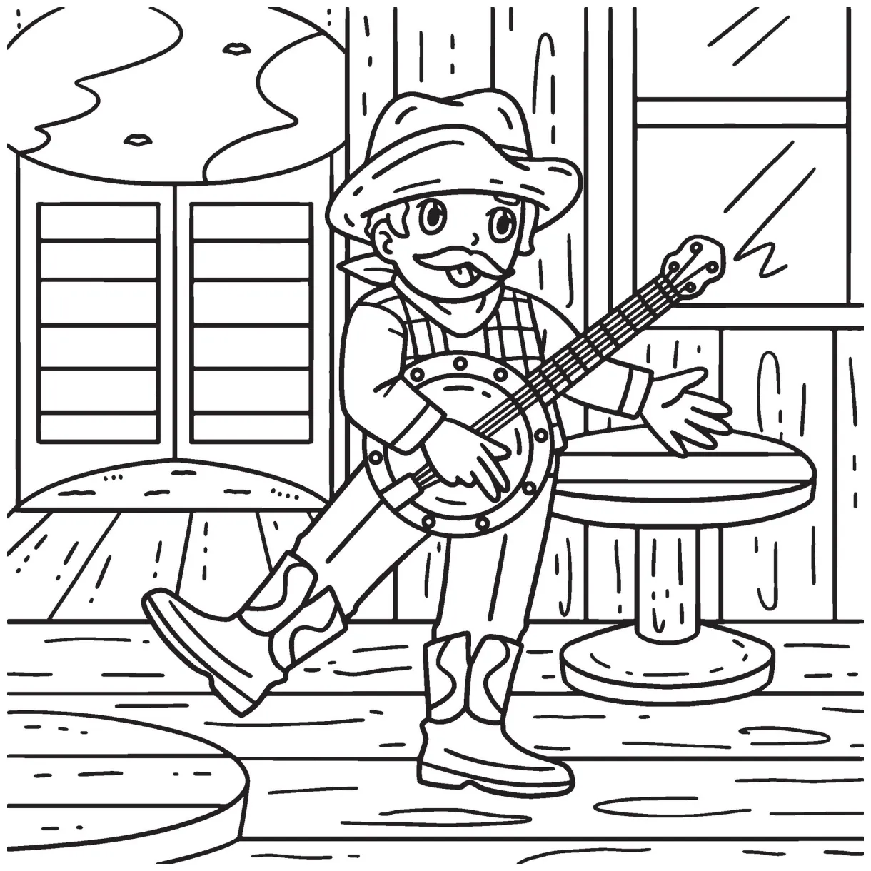 Cowboy playing for kids 40212153 vector art at vecteezy