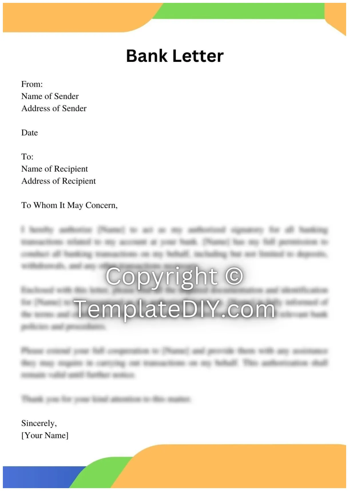 A is a document that authorizes someone to