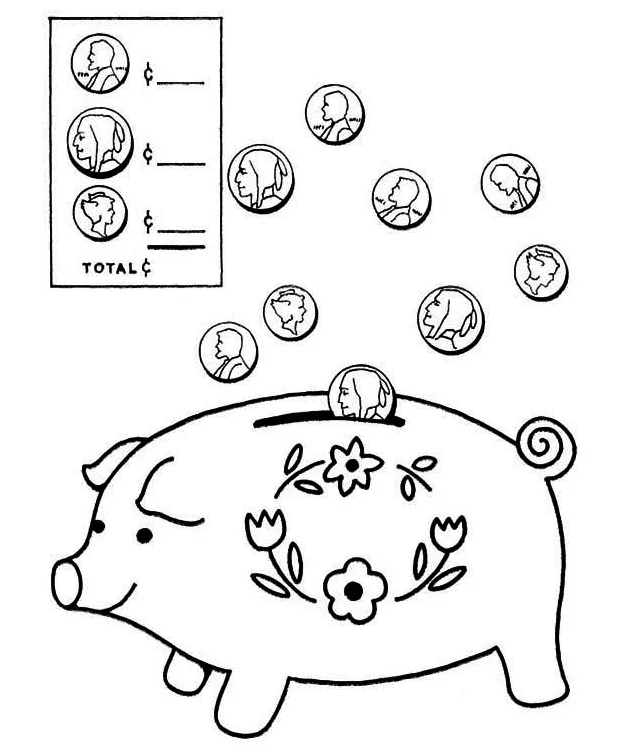 Bank Teller Coloring Page Coloring Pages