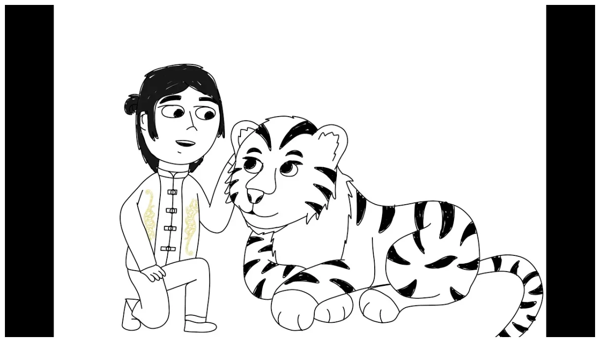 Bao coloring page coloring pages