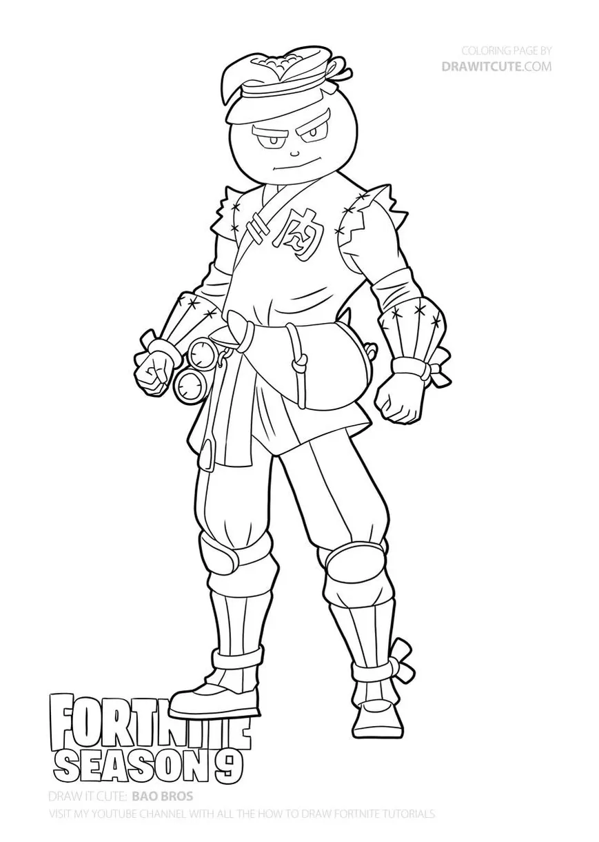 Bao coloring page coloring pages