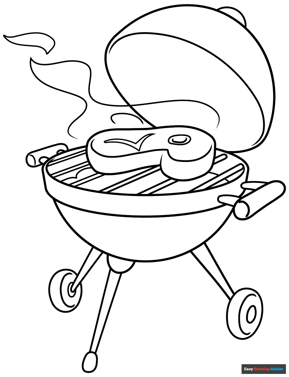 Barbecue Coloring Pages [2025]