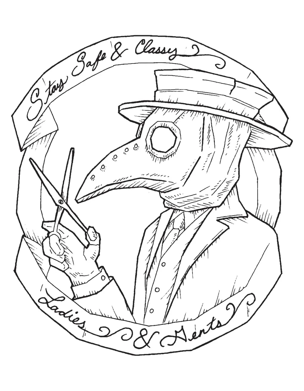 Salon barber to print coloring pages coloring cool