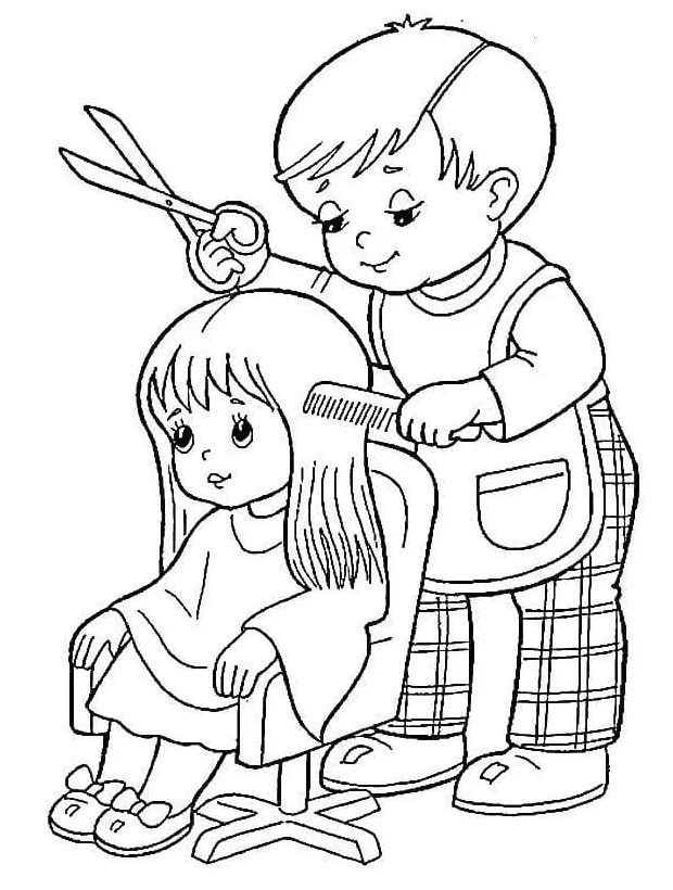 Cartoon free printable coloring pages for kids