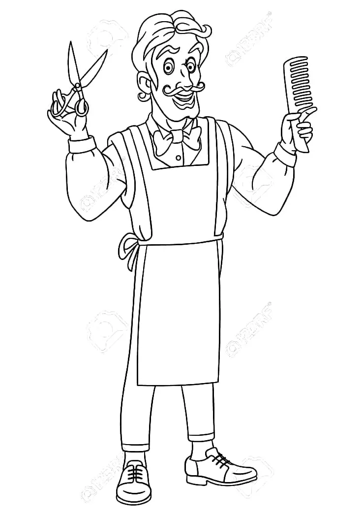 Printable barber pole coloring page free printable coloring pages for