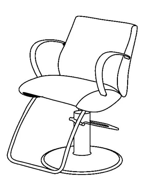 Barber pole coloring page coloring pages