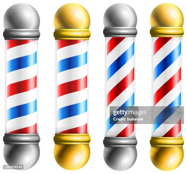 Barbershop pole isolated s and premium high res pictures getty