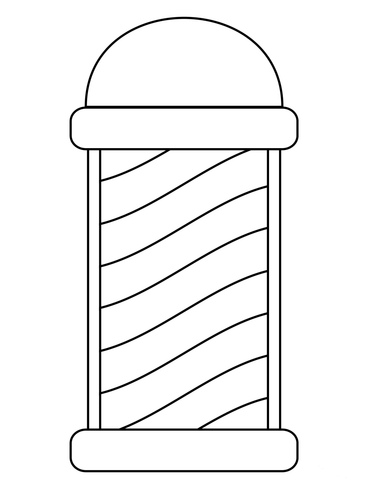 Barber pole coloring page colouringpages