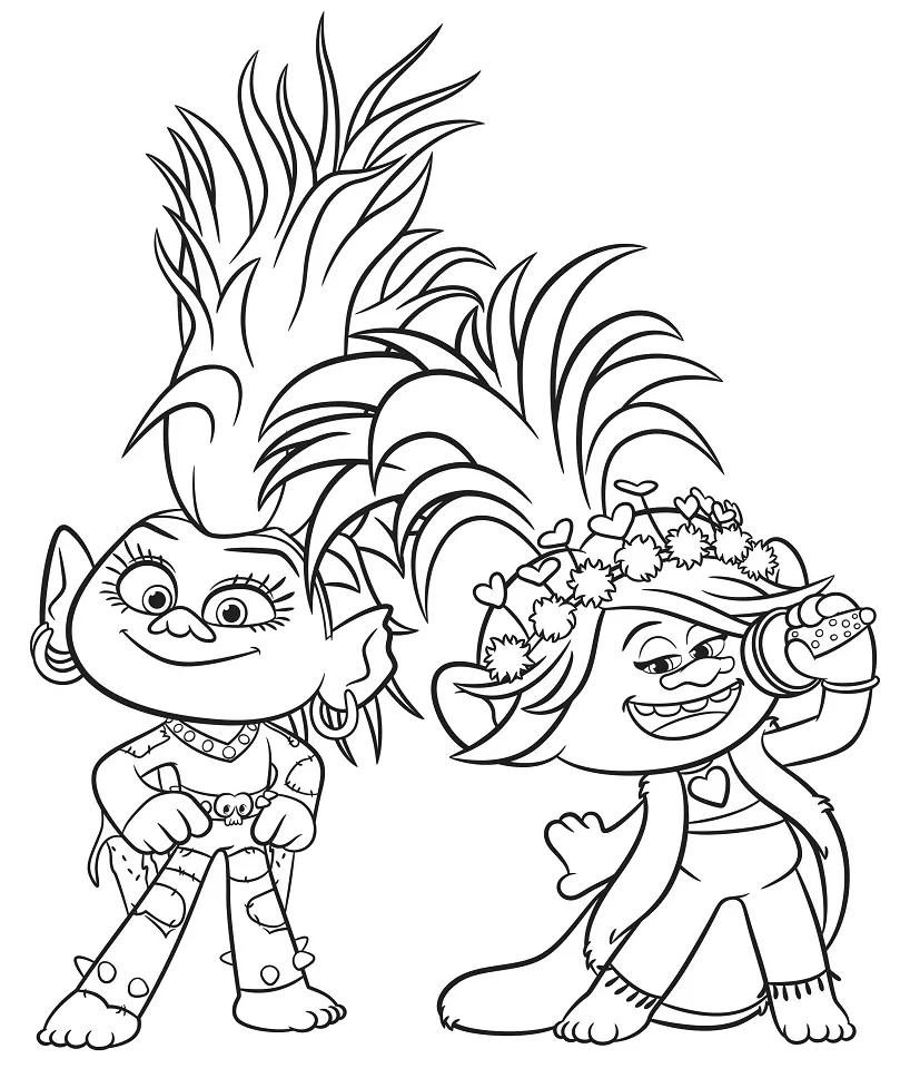 Poppy and free printable coloring pages for kids