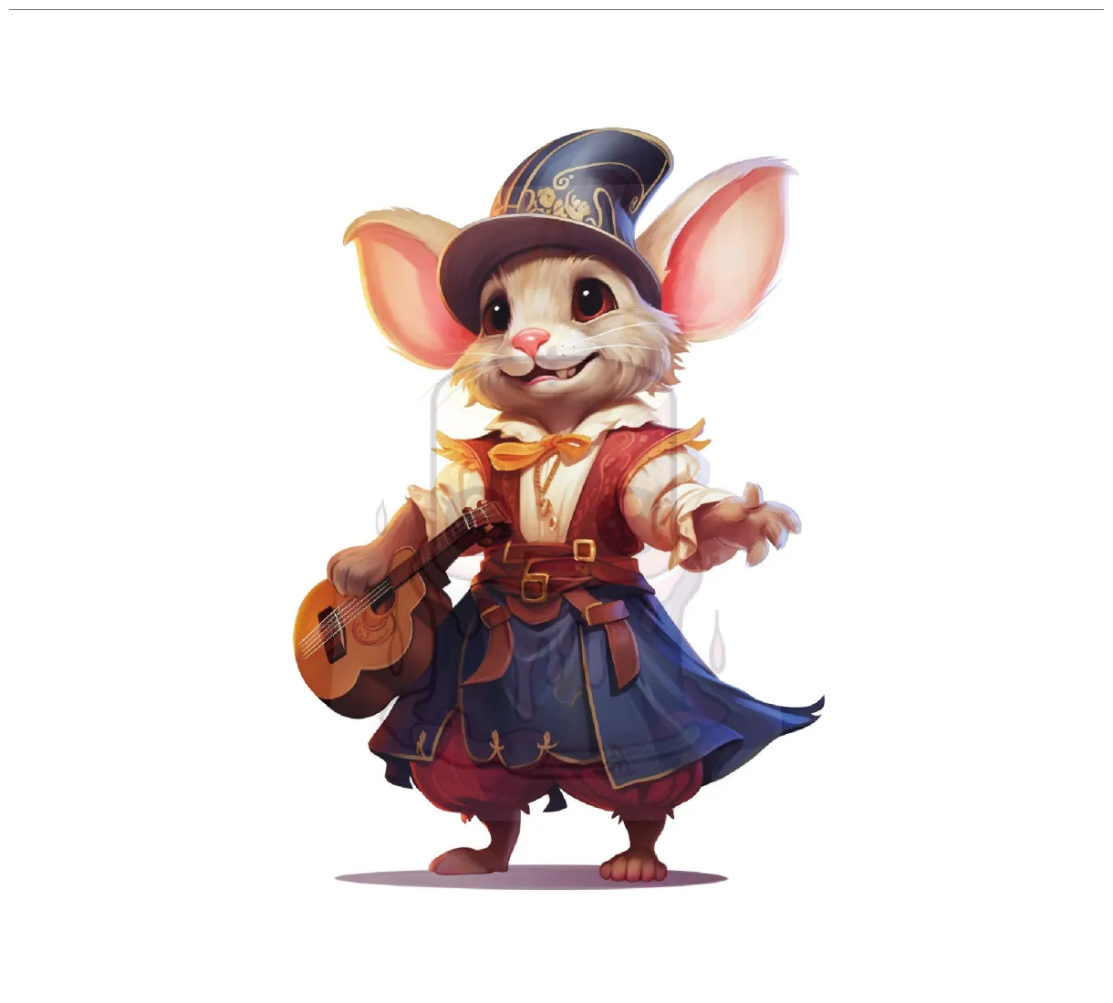 Single coloring page mouse medieval bard coloring book mouse etsy