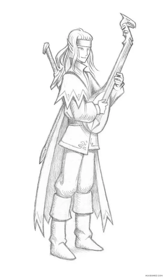Ackegård gallery elf bard with lute half elf bard, lute, bard