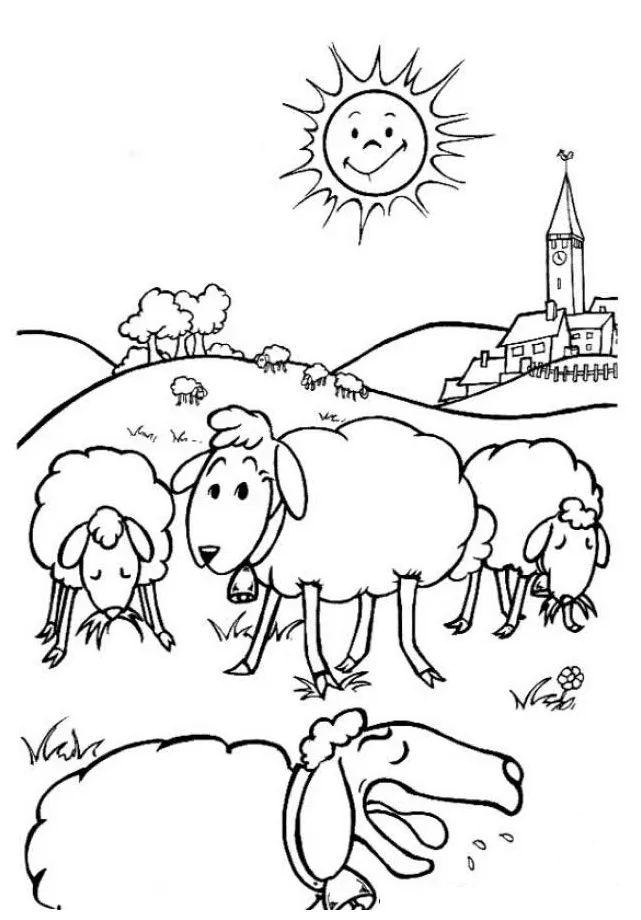 Free Barn Animal Coloring Pages - Coloring Nation