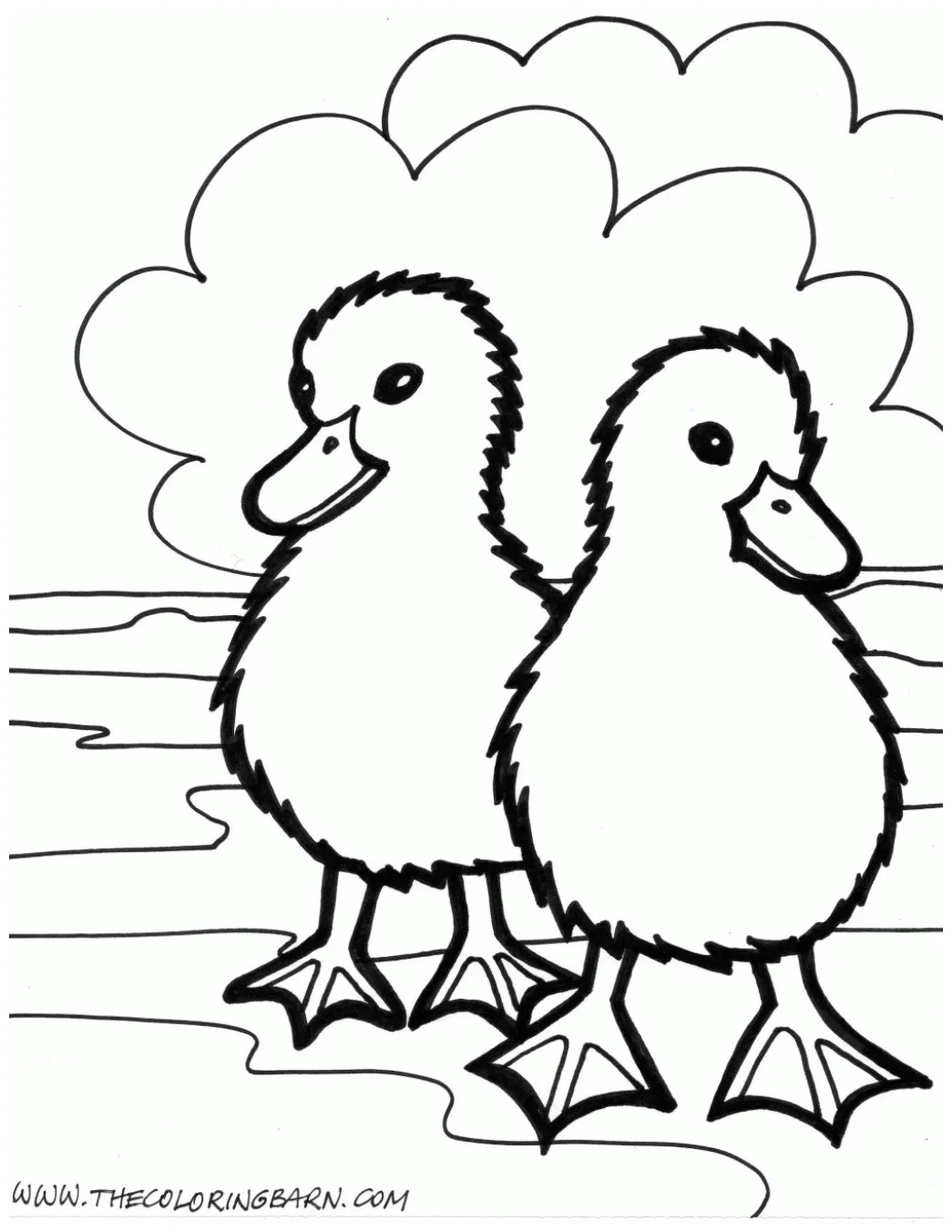 Printable Coloring Pages Barn With Animals - Coloring Home