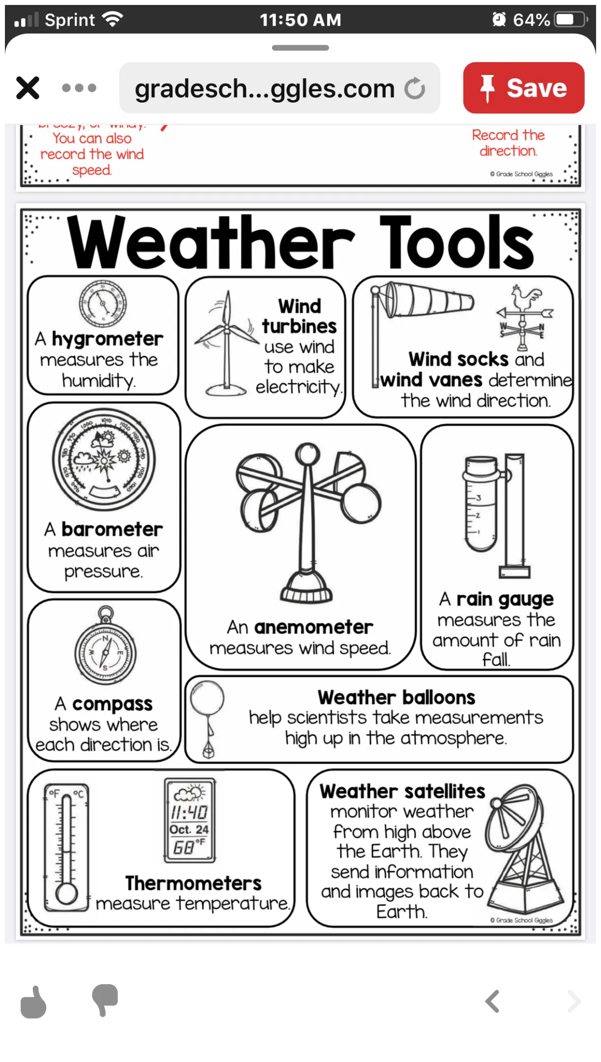 Barometer Pressure Coloring Pages