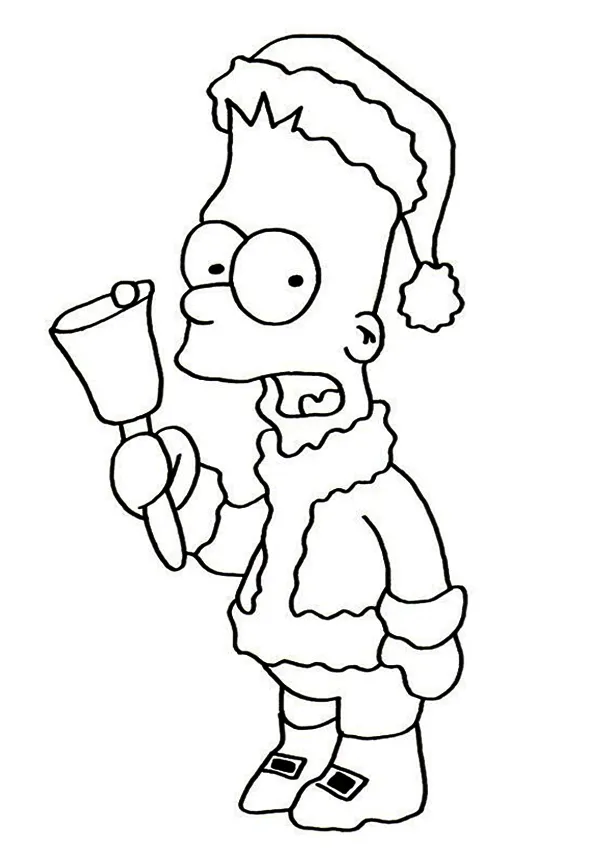 The bart coloring pages coloring cool